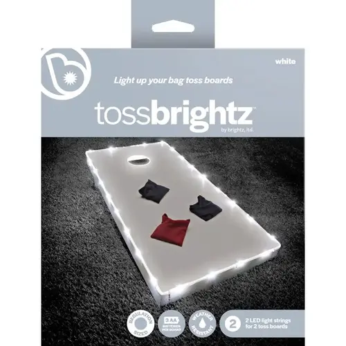 Toss 26 Ft. White LED Cornhole Lighting Kit