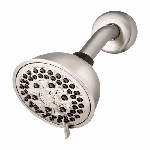Wallmount Showerhead PowerPulse Massage Brushed Nickel 7 settings 1.8 gpm Brushed Nickel Wallmount Showerhead PowerPulse Massage Brushed Nickel 7 settings 1.8 gpm Brushed Nickel