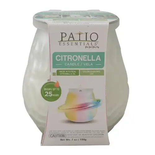 Citronella Candle with LED Light 7.1 oz - pack of 18 Citronella Candle with LED Light 7.1 oz - pack of 18