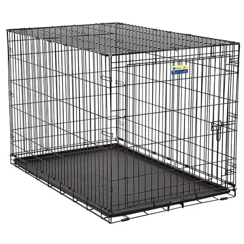 Dog Crate Medium Steel Black 26" H X 24" W X 36" D Black Dog Crate Medium Steel Black 26" H X 24" W X 36" D Black