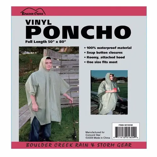 Rain Poncho Green Vinyl Green Rain Poncho Green Vinyl Green