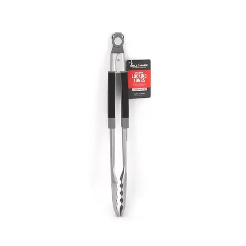 Grill Tongs Stainless Steel Black/Silver Black/Silver Grill Tongs Stainless Steel Black/Silver Black/Silver