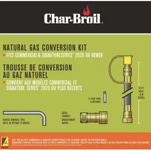 Char-Broil 8216842R04A Natural Gas Conversion Kit for Dual Fuel Grills
