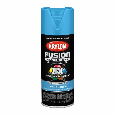 KRYLON DIVERSIFIED BRANDS Fusion All-In-One Spray Paint + Primer Bluebird 12 oz. K02941007