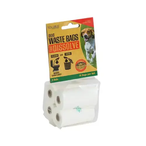 Dog Waste Poop Bags, 4 Rolls, 40-Ct.