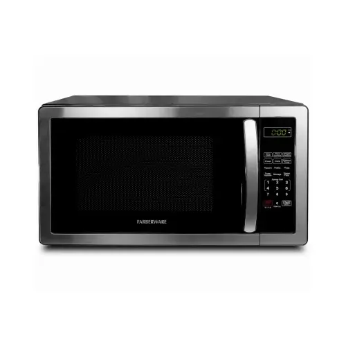 1000-Watt Microwave Oven, 1.1 Cu. Ft., Stainless Steel