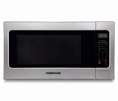 Farberware FMO22ABTBKA Microwave Oven, Stainless Steel, 2.2 Cu. Ft., 1200 Watt