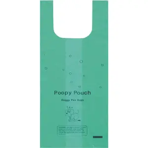 POOPY POUCH SD-6-400 Tie Handle Pet Waste Bag - pack of 6