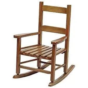 Jackpost KN-14N KN-1-14 Childs Rocking Chair, 14-3/4 in OAW, 18-1/4 in OAD, 22-1/2 in OAH, Hardwood, Natural
