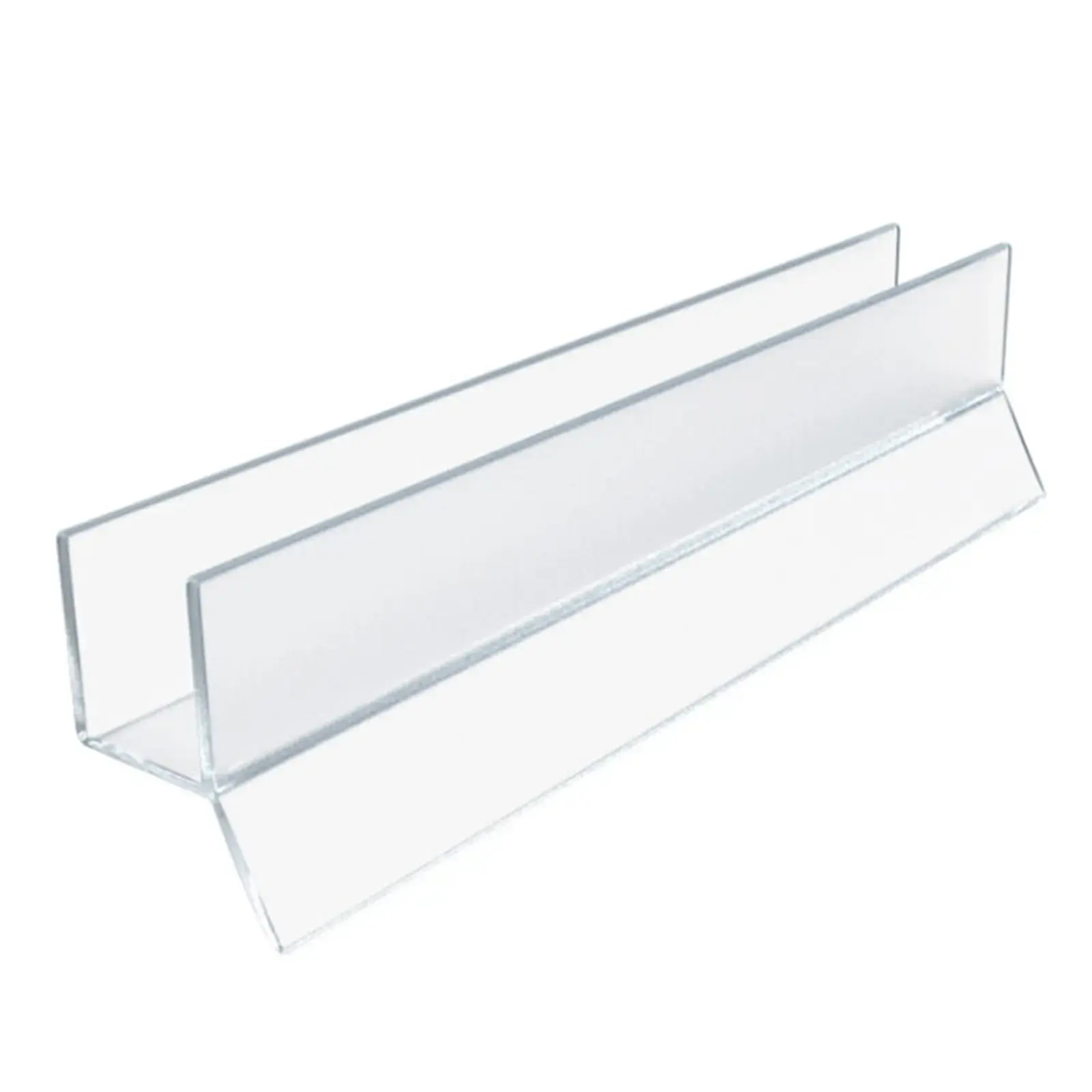 CRL P880WS Clear Dual Durometer PVC Seal and Wipe for 3/8