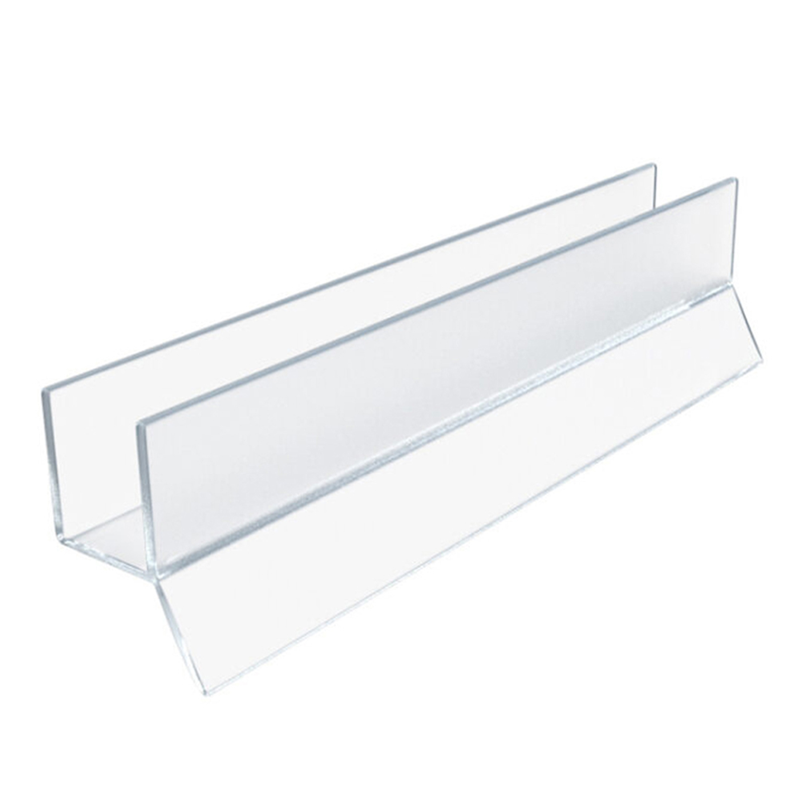 CRL P880WS Clear Dual Durometer PVC Seal and Wipe for 3/8
