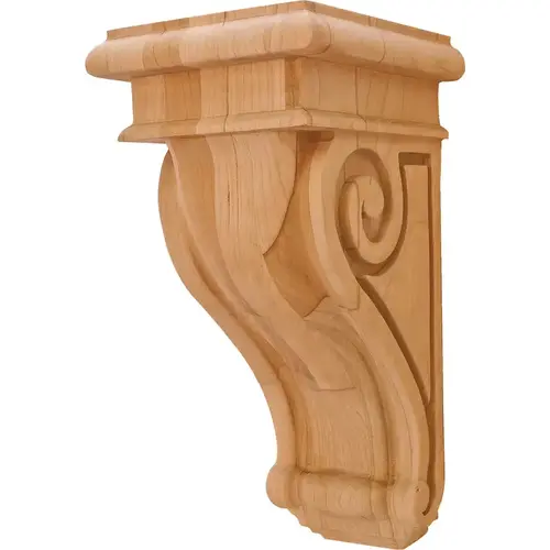 Corbel, 9 x 4 1/4 x 5" ( H x W x D) Maple Maple Scroll Collection, Maple Corbel, 9 x 4 1/4 x 5" ( H x W x D) Maple Maple Scroll Collection, Maple