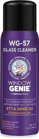 Brixwell Window Genie Private-Label 10 oz Foam Glass Cleaner with Black Cap Case of 12 Cans Ammonia Free and Streak Free Aerosol Pa 59-101wgc Brixwell Window Genie Private-Label 10 oz Foam Glass Cleaner with Black Cap Case of 12 Cans Ammonia Free and Streak Free Aerosol Pa 59-101wgc