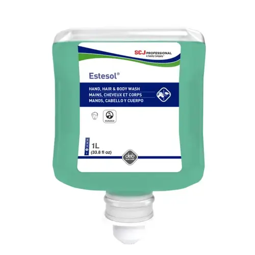 Estesol Hand, Hair & Body, 1 Liter Aqua - pack of 6 Estesol Hand, Hair & Body, 1 Liter Aqua - pack of 6