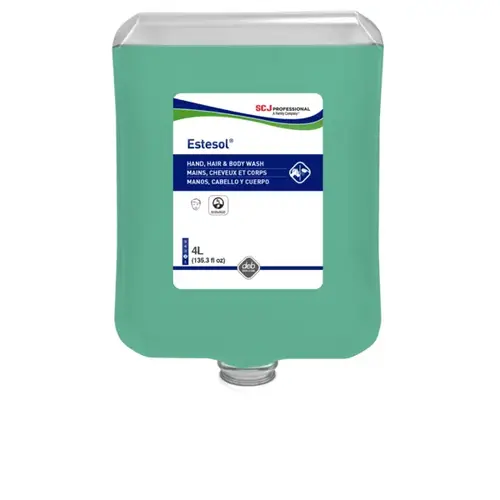Estesol Hand, Hair & Body, 4 Liter Aqua - pack of 4 Estesol Hand, Hair & Body, 4 Liter Aqua - pack of 4