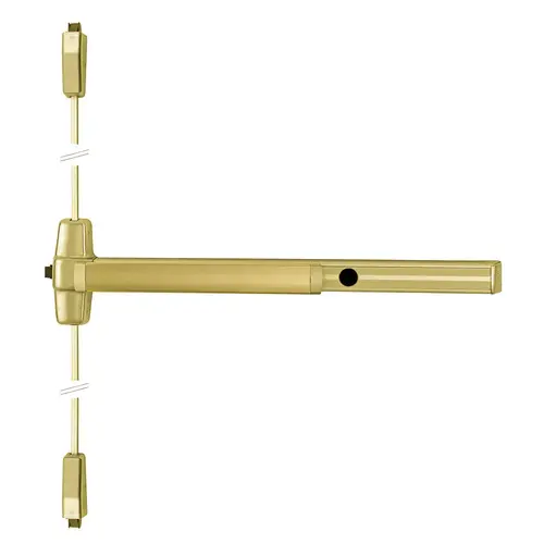 Von Duprin Surface Vertical Rod Exit Device Satin Brass Von Duprin Surface Vertical Rod Exit Device Satin Brass