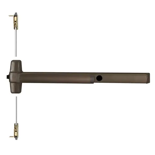 Von Duprin Concealed Vertical Rod Exit Device Dark Oxidized Satin Bronze Oil Rubbed Von Duprin Concealed Vertical Rod Exit Device Dark Oxidized Satin Bronze Oil Rubbed