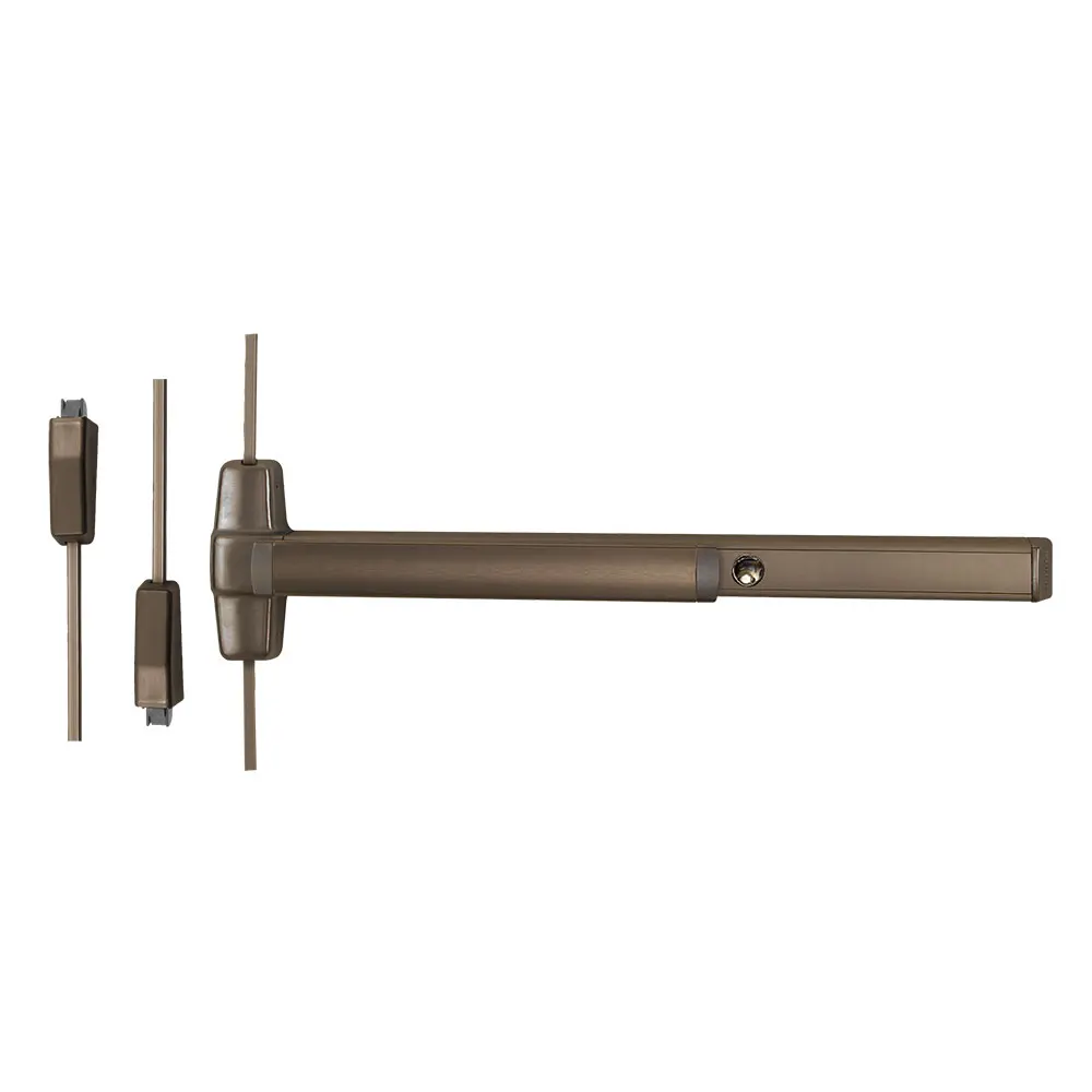 Von Duprin Surface Vertical Rod Exit Device Dark Oxidized Satin Bronze Oil Rubbed CD9827LKC02 3 US10B LHR