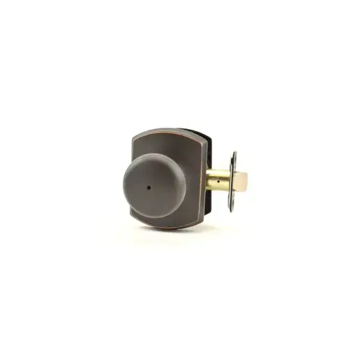 Plymouth Knob with Greenwich Rose Privacy Lock with 16080 Latch and 10027 Strike Aged Bronze Finish Plymouth Knob with Greenwich Rose Privacy Lock with 16080 Latch and 10027 Strike Aged Bronze Finish