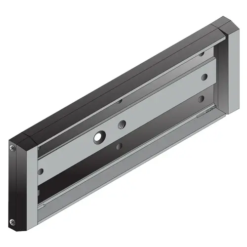 Armature Mounting Plate for 1511, 1571 Single Maglocks, Door Position Status (DPS), 5/8" x 3" x 8-1/2", Black Plastic Armature Mounting Plate for 1511, 1571 Single Maglocks, Door Position Status (DPS), 5/8" x 3" x 8-1/2", Black Plastic