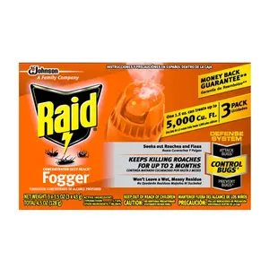 RAID 305690 1.5 oz. Concentrated Deep Reach Fogger Clear Amber - pack of 3
