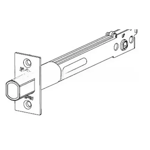 5" Square Deadbolt Latch for US26 Bright Chrome and US26D Satin Chrome Finish