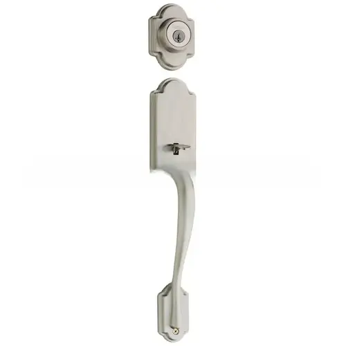 Signature Series Arlington Dummy Handleset - Exterior Only Satin Nickel Signature Series Arlington Dummy Handleset - Exterior Only Satin Nickel