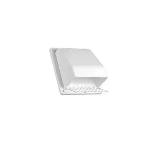 351GR/351G Wall Cap, Plastic, White, For: Round Ducts Gray