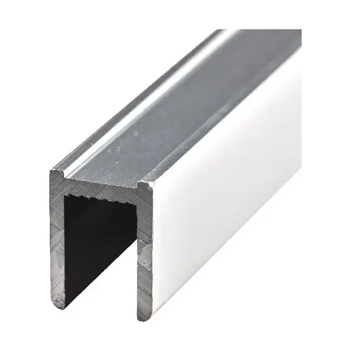95 Inches Stock Length High Profile Glazing Channel Fits 3/8 Inch Glass Bright Anodized 95 Inches Stock Length High Profile Glazing Channel Fits 3/8 Inch Glass Bright Anodized