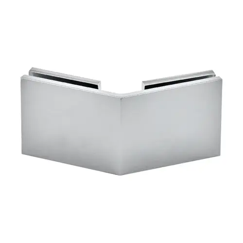 Square Glass to Glass Clip 135 Degree Polished Chrome Square Glass to Glass Clip 135 Degree Polished Chrome