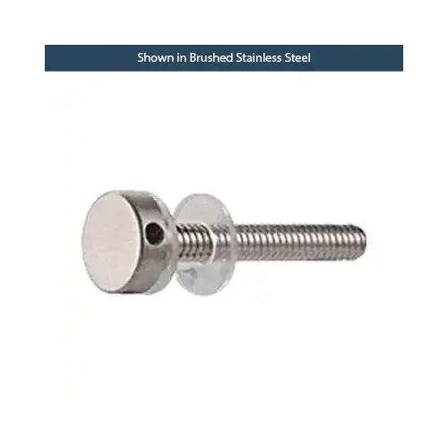 1-1/4 Inches Diameter Standoff Round Cap Assembly Standard Polished Brass 1-1/4 Inches Diameter Standoff Round Cap Assembly Standard Polished Brass