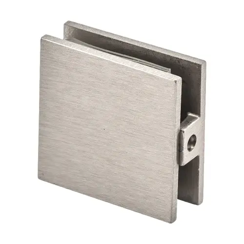 Americana Series Glass To Wall Mount Clip Allen Style Clamp Screw Brushed Nickel Americana Series Glass To Wall Mount Clip Allen Style Clamp Screw Brushed Nickel
