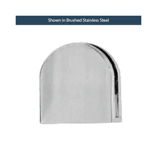 Round Railing Clamps Brixwell C-MRF-PS Mini Round Railing Clamp Flat Base Polished Stainless ...