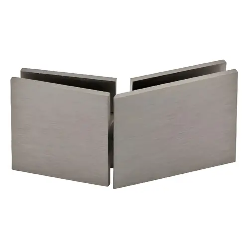 Designer Square Pivoting Glass-to-Glass Operable Transom Clip 135 Degree Brushed Nickel Designer Square Pivoting Glass-to-Glass Operable Transom Clip 135 Degree Brushed Nickel