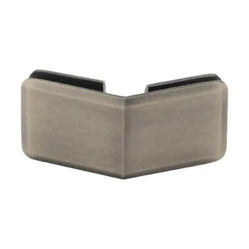 Premier Beveled Glass-to-Glass Clip 135 Degree Antique Brass Premier Beveled Glass-to-Glass Clip 135 Degree Antique Brass
