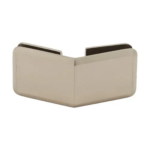 Premier Beveled Glass-to-Glass Clip 135 Degree Polished Brass Premier Beveled Glass-to-Glass Clip 135 Degree Polished Brass