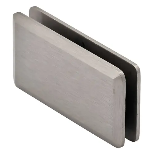 Premier Beveled Glass-to-Glass Clip 180 Degree Brushed Nickel Premier Beveled Glass-to-Glass Clip 180 Degree Brushed Nickel