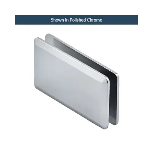 Premier Beveled Glass-to-Glass Clip 180 Degree Polished Brass Premier Beveled Glass-to-Glass Clip 180 Degree Polished Brass
