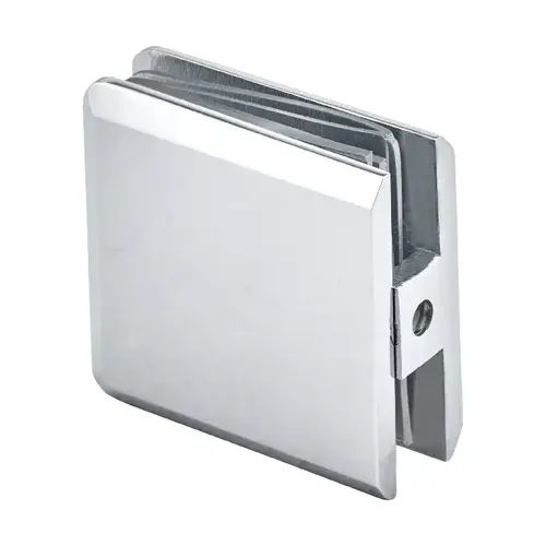 Coronado Series Beveled Edge Glass To Wall Mount Clip Allen Style Clamp Screws Polished Chrome