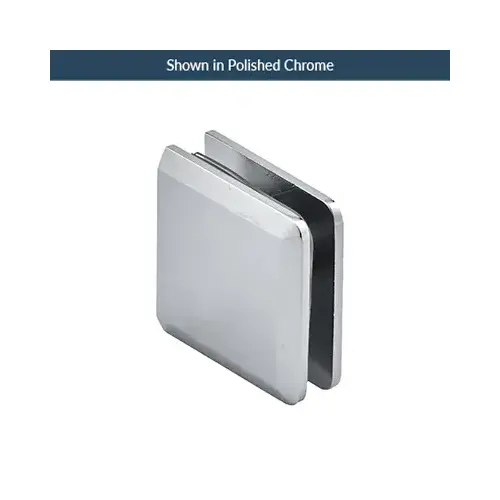 Beveled Pivoting Glass To Wall Operable Transom Clip Satin-Brass