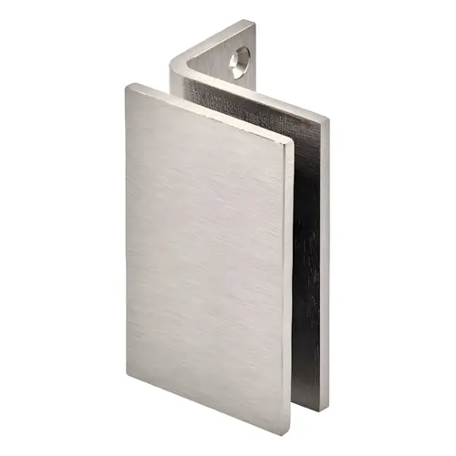 Designer Series Wall Mount Glass Clamp Brushed Nickel Designer Series Wall Mount Glass Clamp Brushed Nickel