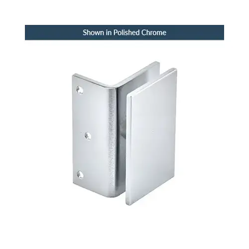 Wall Mount Designer Series Glass Clamp Satin-Brass