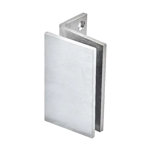 Designer Series Wall Mount Glass Clamp Satin-Chrome