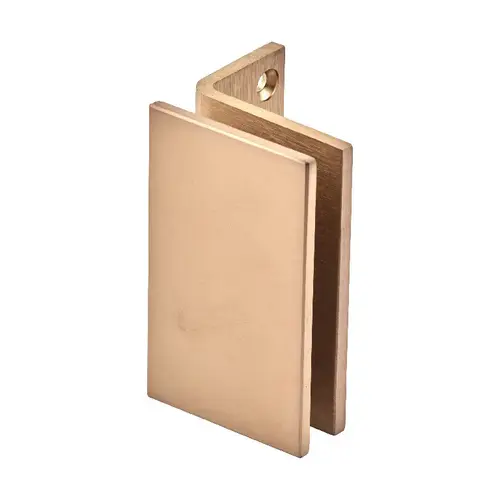 Wall Mount Designer Series Glass Clamp Brushed Bronze