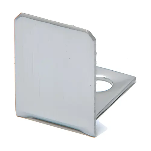 End Cap for High Profile "U" Channel Fit 1/2 Inch Glass Polished Chrome End Cap for High Profile "U" Channel Fit 1/2 Inch Glass Polished Chrome