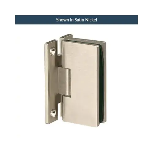 Designer Mini Series Wall Mount Hinge with "H" Back Plate Brushed Nickel Designer Mini Series Wall Mount Hinge with "H" Back Plate Brushed Nickel