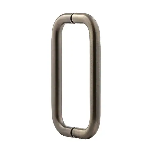 8 Inches Center To Center Standard Tubular Shower Door Handle Back To Back Mount Antique Brass 8 Inches Center To Center Standard Tubular Shower Door Handle Back To Back Mount Antique Brass