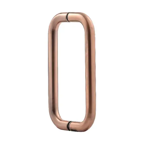 8 Inches Center To Center Standard Tubular Shower Door Handle Back To Back Mount Antique Copper 8 Inches Center To Center Standard Tubular Shower Door Handle Back To Back Mount Antique Copper