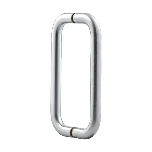 8 Inches Center To Center Standard Tubular Shower Door Handle Back To Back Mount Satin-Chrome 8 Inches Center To Center Standard Tubular Shower Door Handle Back To Back Mount Satin-Chrome