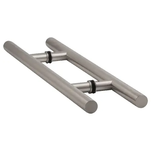 12 Inches Center To Center "H" Style Back To Back Mount Tubular Pull Brushed Stainless Steel 12 Inches Center To Center "H" Style Back To Back Mount Tubular Pull Brushed Stainless Steel